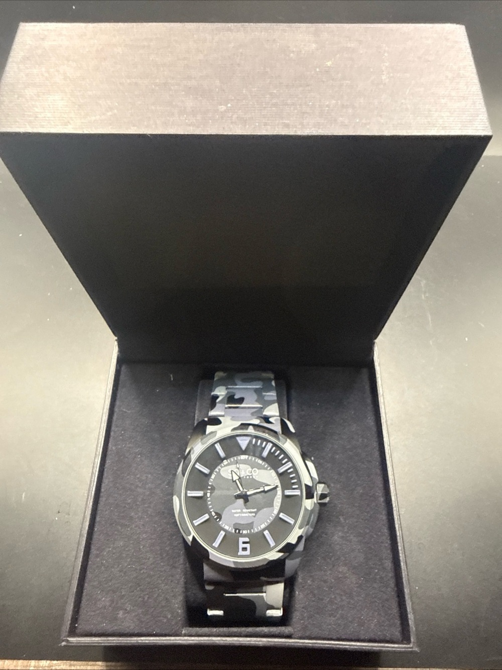 SO&CO New York Men's 5007 SoHo Camouflage Watch New Battery